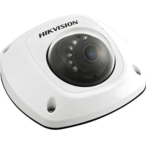 Hikvision DS-2CD2512F-IWS 1.3MP Network Mini Dome Camera w/ 4mm, IR up to 10m, Audio/Alarm I/O, IP66 Lens (Renewed)