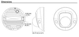 Hikvision DS-2CD2555FWD-IS 5MP Network Mini Dome Camera w/ 4mm Lens, IP66/IK08 (Renewed)
