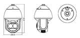 Hikvision DS-2DF8836I5X-AELW 8MP Outdoor Network PTZ Dome Camera 36x Optical Zoom, 7.5-270mm Varifocal Lens, RJ45 Connection (Renewed)
