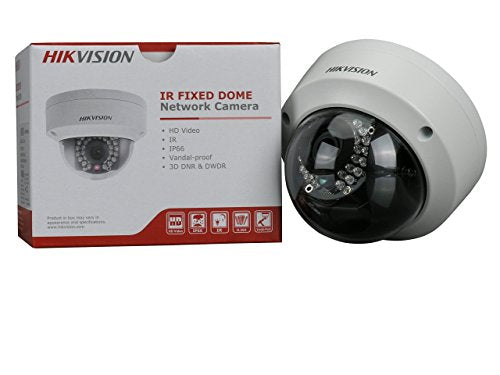 Hikvision DS-2CD2132F-I 12mm Network Outdoor Dome Camera, 3MP/1080P, H.264, Day/Night, IR to 30M, 3 Axis Gimbal, IP66 Standard, POE/12VDC (Renewed)