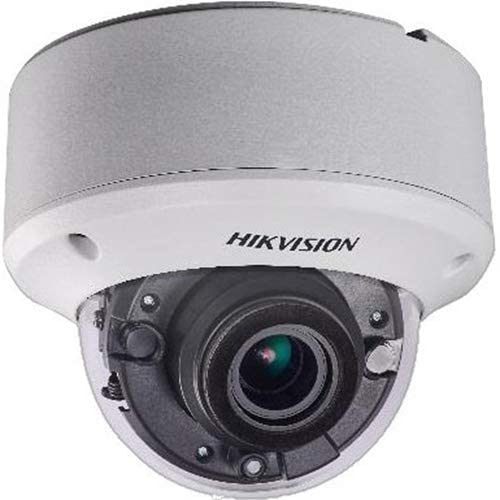 Hikvision DS-2CE56H5T-VPIT3ZE 5MP Ultra-Low Light Analog Dome Camera w/ 2.8-12mm Varifocal Lens, PoC (Renewed)