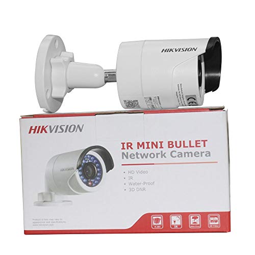 Hikvision DS-2CD2042WD-I 4mm Network Bullet Camera, 4MP IR PoE (Renewed)