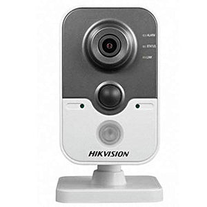 Hikvision DS-2CD2412F-IW 1.3MP Wireless Network Cube Camera w/ 4mm Lens, Built-in Microphone (Renewed)