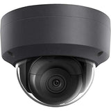 Hikvision DS-2CD2185FWD-ISB 8MP Outdoor Network Dome Camera w/ 2.8mm Lens, Audio/Alarm I/O, IP67/IK10 (Black) (Renewed)