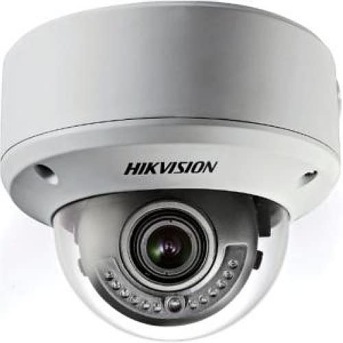 Hikvision DS-2CC51A1N-VPIR Outdoor Vandal Proof Analog Dome Camera w/ 2.8-12mm Lens, 700 TVL (Renewed)