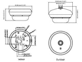 Hikvision DS-2CD6D54FWD-IZHS 2.8-12mm Outdoor PanoVu Network Dome Camera (Renewed)