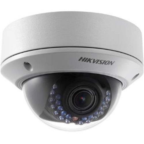 Hikvision DS-2CD2732F-I Outdoor Network Dome Camera, 3MP, 2.8-12 mm Lens, Day/Night, IP66 Standard, IR, POE/12VDC (Renewed)