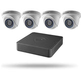 Hikvision T7104Q1TA Kit, 4 Channel 1080p DVR with 1TB HDD & 4 1080p Outdoor Turret Cameras 2.8mm Lens, 2MP (Renewed)