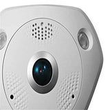 Hikvision DS-2CD6362F-IS 1.27mm Outdoor Fisheye Network Camera PoE 6MP(3072 x 2048) Panoramic 180/360 Degree IR Day/Night (Renewed)