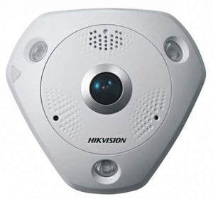 Hikvision DS-2CD6362F-IV Panoramic 180/360 Network Camera, 6 MP, Outdoor (Renewed)