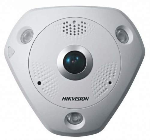Hikvision DS-2CD6362F-IV Panoramic 180/360 Network Camera, 6 MP, Outdoor (Renewed)