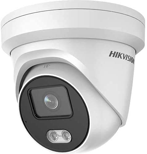 Hikvision DS-2CD2347G1-LU 4MP ColorVu Outdoor Network Turret Camera with 4mm Lens (Renewed)