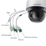 Hikvision DS-2DE4A425IW-DE 4MP Outdoor Network PTZ Dome Camera w/ 4.8-120mm Lens, 25x Optical Zoom, Smart Tracking (Renewed)
