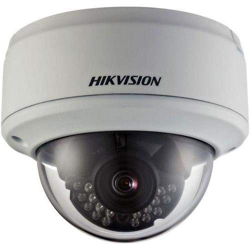 Hikvision DS-2CD755F-EIZ 2.7-9mm Vandal Resistant Network Dome Camera with Motorized Varifocal Lens, 2MP, H264, Day/Night, IR, PoE/12VDC (Renewed)