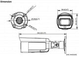 Hikvision DS-2CD2T46G1-4I/SL 4MP AcuSense Outdoor Network Fixed Bullet Camera with 2.8mm Lens, Strobe Light, Audio Alarm, RJ45 Connection (Renewed)
