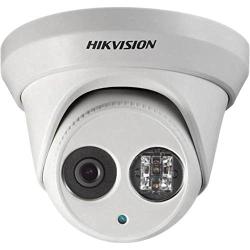 Hikvision DS-2CD2342WD-I 2.8mm Outdoor Network Turret Camera, 4MP EXIR Night Vision PoE (Renewed)