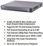 Hikvision DS-7216HQI-K2-4TB 16 Channel TurboHD Tribrid DVR with 4TB HDD (Renewed)