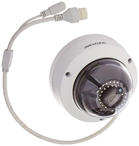 Hikvision DS-2CD2132F-I 4mm Network Dome Camera, 3MP, 2048x1536@20fps, PoE (Renewed)
