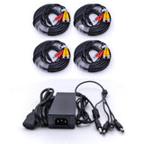 Acelevel Analog CCTV Camera Easy Install 60ft Cable Set
