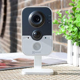 Hikvision DS-2CD2412F-IW 1.3MP Wireless Network Cube Camera w/ 4mm Lens, Built-in Microphone (Renewed)