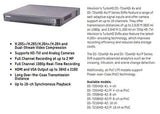 Hikvision DS-7204HQI-K1/P Value Series TurboHD 4 Channel w/PoC 2MP Tribrid DVR, (no HDD Included) (Renewed)