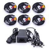 Acelevel Analog CCTV Camera Easy Install 60ft Cable Set