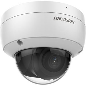 Hikvision DS-2CD2143G2-IU 4MP AcuSense Dome Network Camera, IR up to 30m (~98ft), IP67/IK10 Waterproof/Vandal-resistant Rated, 12VDC/PoE (Renewed)
