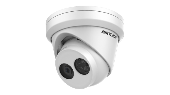 Hikvision DS-2CD2325FWD-I 2MP Network Turret Camera w/ 4mm Lens, IR up to 30m (~98ft), IP67 Waterproof Rated, 12VDC/Po(Renewed)