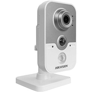 Hikvision DS-2CD2412FWD-IW 1.3MP Network Wi-Fi Cube Camera w/ 2.8mm Lens, IR up to 10m, Alarm I/O, 12VDC/PoE (Renewed)
