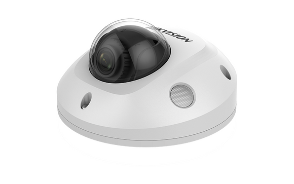 Hikvision DS-2CD2523G0-IWS 2MP Compact Wireless Network Dome Camera w/ 4mm Lens, EXIR 2.0 up to 10m (~35ft), IP66/IK08 Weatherproof Rated, 12VDC/PoE (Renewed)