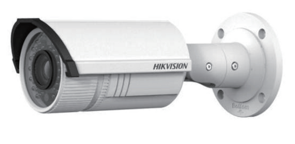 Hikvision DS-2CD2612F-IS 1.3MP Network Bullet Camera w/ 2.8-12mm Varifocal Lens, Audio/Alarm I/O, IR up to 30m, IP66 Weatherproof (Renewed)