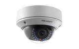 Hikvision DS-2CD2712FWD-I 1.3MP Network Dome Camera w/ 2.8-12mm Varifocal Lens, IR up to 20m (~65ft), IP66/IK10 Weatherproof/Vandal-resistant Rated, 12VDC/PoE (Renewed)