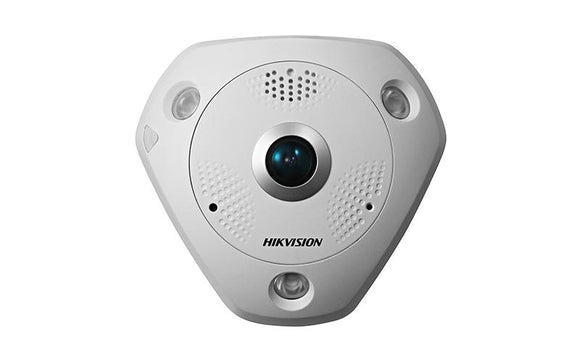 Hikvision DS-2CD63C5G0E-I(V)S 12MP 360° Fisheye Dome IP Camera w/ 2mm Lens (Renewed)
