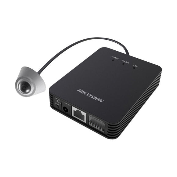 Hikvision DS-2CD6424FWD-40/E1 2MP Covert Network Camera w/ 2.8mm Lens, Body with Ball Head Turret, IP66 Weatherproof Rated, 12VDC/PoE (Renewed)