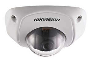 Hikvision DS-2CD7164-E 1.3MP Network Mini Dome Camera w/ 2mm Lens (Renewed)
