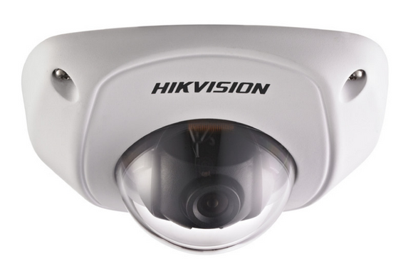 Hikvision DS-2CD7164-E 1.3MP Network Mini Dome Camera w/ 2mm Lens (Renewed)