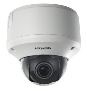 Hikvision DS-2CD7293NFWD-EIZH 4CIF Outdoor Network Dome Camera w/ 2.8-12mm Varifocal Lens, IR, Built-in Heater & Fan (Renewed)