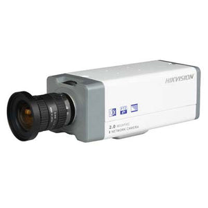 Hikvision DS-2CD852MF-E 2MP Network Box Camera, C/CS Lens Mount, 24VAC/12VDC/PoE (Renewed)