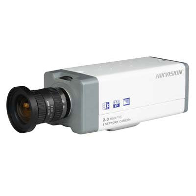 Hikvision DS-2CD852MF-E 2MP Network Box Camera, C/CS Lens Mount, 24VAC/12VDC/PoE (Renewed)