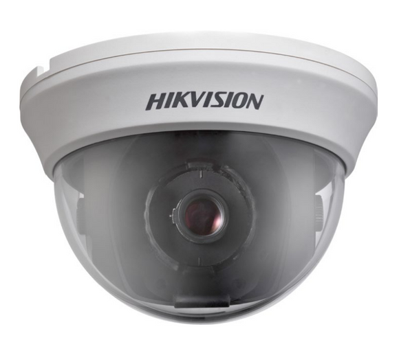 Hikvision DS-2CE5582N 600TVL Analog Dome Camera w/ 3.6mm Lens (Renewed)