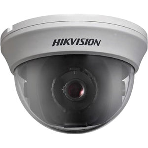 Hikvision DS-2CE55C2N 720TVL Indoor Analog Dome Camera w/ 3.6mm Lens, 12VDC (Renewed)