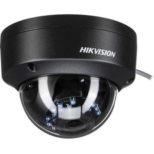 Hikvision DS-2CE56D1T-VPIRB 2MP Outdoor Network Dome Camera w/ 2.8mm Lens, IR up to 20m/~65ft, IP66/IK10 Weatherproof/Vandalproof Rated, 12VDC  (Black) (Renewed)