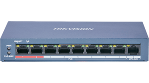 Hikvision DS-3E0109P-E/M 8 Port 100Mbps Long-Range Unmanaged PoE Switch (Renewed)