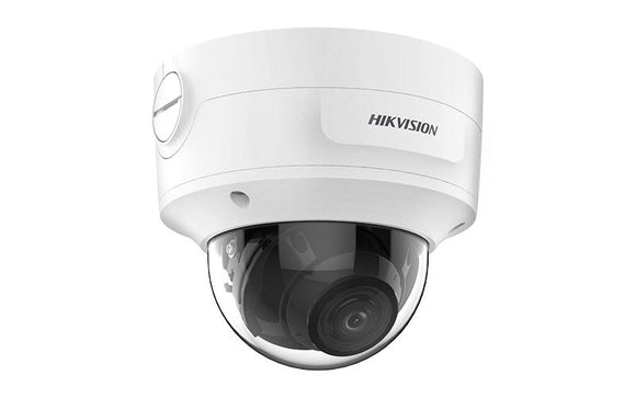 Hikvision PCI-D18Z2S 8MP 4K AcuSense Network Dome Camera w/ 2.7-13.5mm Varifocal Lens, IR up to 40m(~131ft), IP67/IK10 Waterproof/Vandal-resistant Rated, 12VDC/PoE (Renewed)