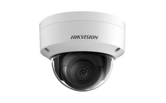 Hikvision DS-2CD2185FWD-I 8MP 4K Network Dome Camera w/ 2.8mm Lens, IR up to 30m/~100ft, Audio/Alarm I/O, IP67/IK10 Rated Waterproof and Vandal Resistant (Renewed)