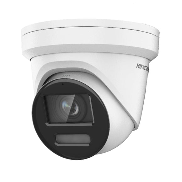 Hikvision DS-2CD2387G2-LU 8MP ColorVu Network Turret Camera w/ 2.8mm Lens, 24/7 Color, IP67 Waterproof Rated, 12VDC/PoE (Renewed)