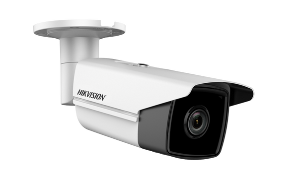 Hikvision DS-2CD2T85FWD-I5 8MP 4K Network Bullet Camera w/ 6mm Lens, IP67, 12VDC/PoE (Renewed)