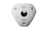Hikvision DS-2CD63C2F-IV Outdoor Network Panoramic Camera, 180/360 Degree Angle, 12MP, Day/Night, IP66/IK10, POE/12VDC (Renewed)