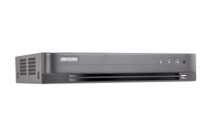 Hikvision DS-7208HQI-K2/P 8 Channel PoE Turbo HD Tribrid Digital Video Recorder(DVR), Auto-Detect, HDMI/VGA Output, 1RU, (no HDD Included) (Renewed)