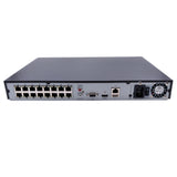 Hikvision EKI-K164D412 Kit w/ 4TB HDD, 16 Channel PoE 4K NVR with (12) 2.8mm 4MP PoE Outdoor Network Dome Cameras, 3-axis Adjustment, IP67/IK10 (Renewed)